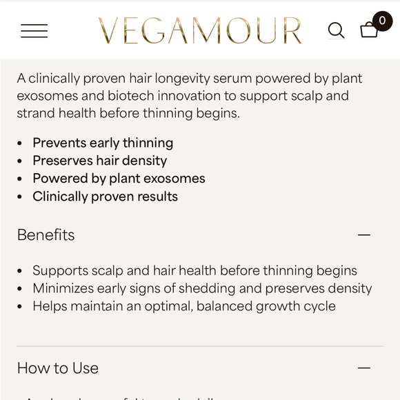 Vegamour Gro Hair Serum - Picture 3 of 4